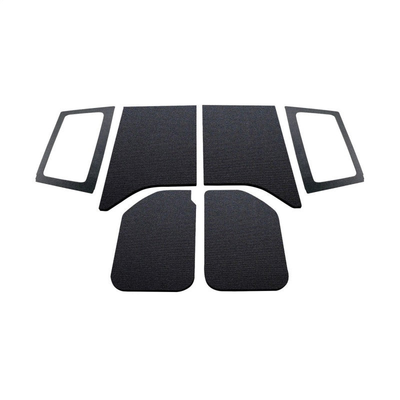 DEI 50285 - DEI50285 - DEI 11-18 Jeep Wrangler JK 2-Door Boom Mat Complete Headliner Kit - 6 Piece - Black - Shipped in Europe - Tuningsupply.com