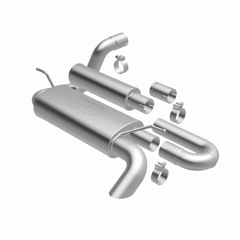 Magnaflow 19620 - MAG19620 - MagnaFlow 18-23 Jeep Wrangler JL 2.0L/3.6L Overland Series Axle-Back Exhaust - Shipped in Europe - Tuningsupply.com