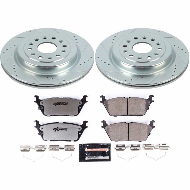 PowerStop K8184-36 - PSBK8184-36 - Power Stop 2019 Ram 1500 Rear Z36 Truck & Tow Brake Kit - Shipped in Europe - Tuningsupply.com