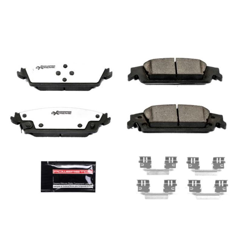 PowerStop Z36-1707 - PSBZ36-1707 - Power Stop 15-19 Cadillac Escalade Rear Z36 Truck & Tow Brake Pads w/Hardware - Shipped in Europe - Tuningsupply.com