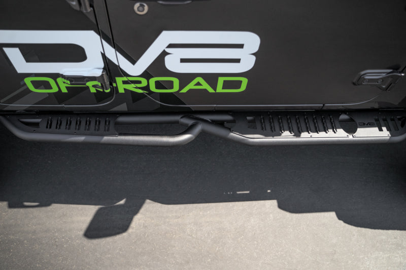 DV8 Offroad SRJL-08 - DVESRJL-08 - DV8 Offroad 18-23 Jeep Wrangler JL 4 Door Body/Pinch Weld Mounted Step - Shipped in Europe - Tuningsupply.com