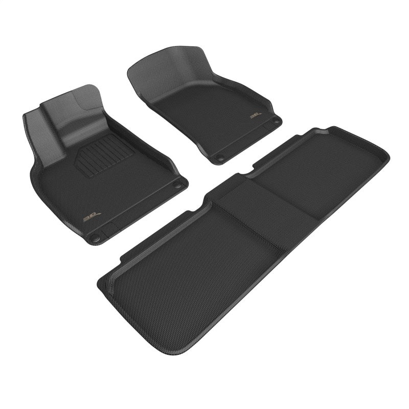 3D MAXpider L1LU00001509 - ACEL1LU00001509 - 3D MAXpider 22-23 Lucid Air Kagu Floor Mat- Black R1 R2 - Shipped in Europe - Tuningsupply.com