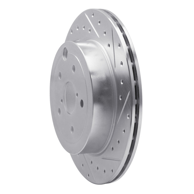 R1 Concepts 631-13022R - RNC631-13022R - R1 08-20 Subaru WRX STI Rear Right Drilled & Slotted Silver Brake Rotor - Shipped in Europe - Tuningsupply.com