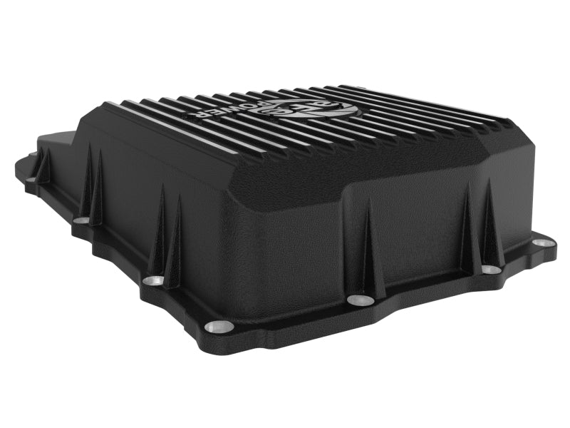 aFe 46-71310B - AFE46-71310B - aFe POWER 21-24 RAM 1550 TRX Pro Series Transmission Pan Black w/ Machined Fins - Shipped in Europe - Tuningsupply.com
