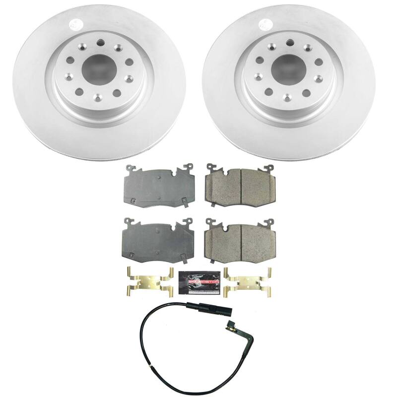 PowerStop CPK8317-23 - PSBCPK8317-23 - Power Stop 2019 Cadillac CT6 Front Z23 Coated Brake Kit - Shipped in Europe - Tuningsupply.com