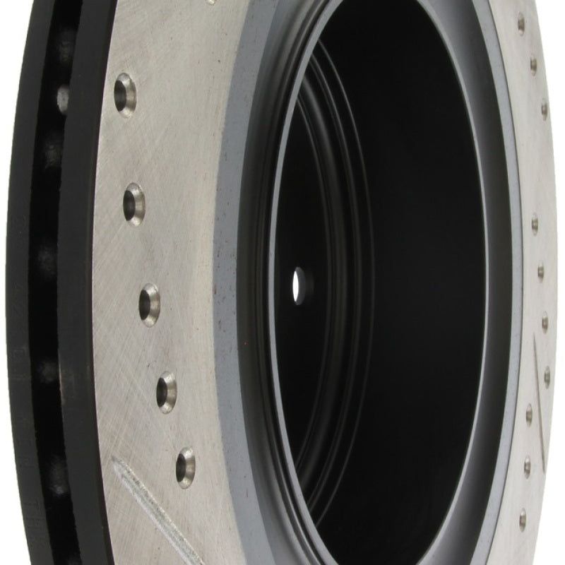 Stoptech 127.42101L - STO127.42101L - StopTech Infiniti G37 / Nissan 370Z SportStop Slotted & Drilled Rear Left Rotor - Shipped in Europe - Tuningsupply.com