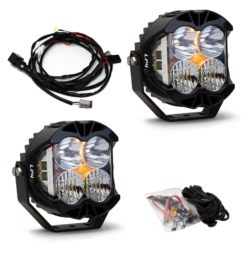 Baja Designs 447672 - BAJ447672 - Baja Designs Jeep JL/JT Rubicon Steel Bumper LED Light Kit LP4 - Shipped in Europe - Tuningsupply.com