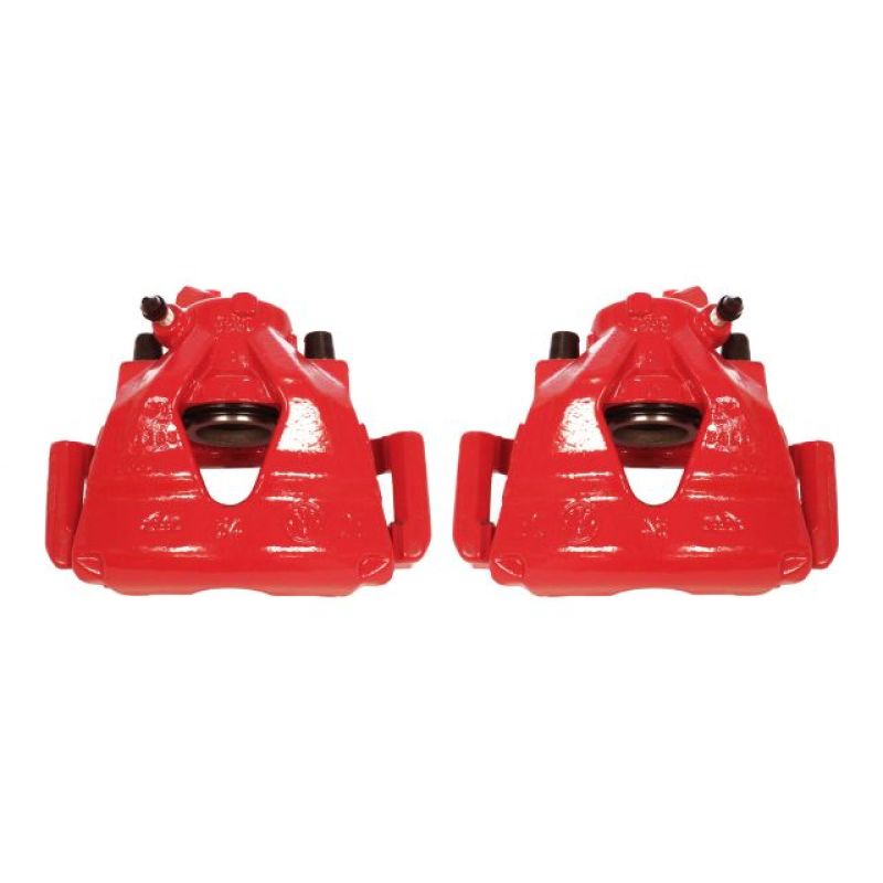 PowerStop S2014 - PSBS2014 - Power Stop 99-10 Volkswagen Beetle Front Red Calipers w/Brackets - Pair - Shipped in Europe - Tuningsupply.com