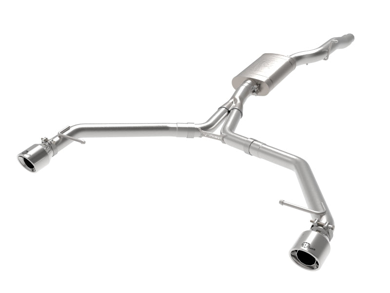 aFe 49-36437-P - AFE49-36437-P - aFe MACH Force-Xp 13-16 Audi Allroad L4 SS Axle-Back Exhaust w/ Polished Tips - Shipped in Europe - Tuningsupply.com