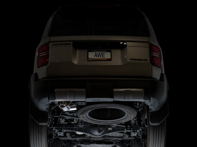 AWE Tuning 3015-28056 - AWE3015-28056 - AWE Tuning 2024+ Toyota Land Cruiser / 2025+ Toyota 4Runner 0FG Cat-Back Exhaust w/ BashGuard - Shipped in Europe - Tuningsupply.com