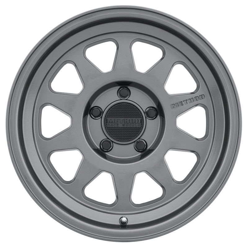Method Wheels - MRWMR31678550800 - Method MR316 17x8.5 0mm Offset 5x5 71.5mm CB Gloss Titanium Wheel - Shipped in Europe - Tuningsupply.com