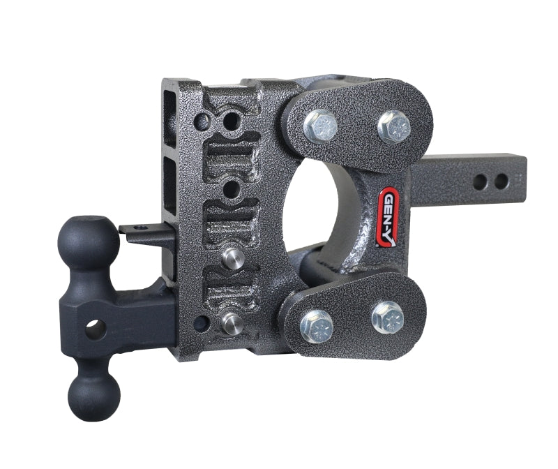 GEN-Y Hitch GH-1224 - GENGH-1224 - Gen-Y The Boss Torsion-Flex 2in Shank 5in Drop 16K Hitch w/GH-051 Dual-Ball/GH-032 Pintle Lock - Shipped in Europe - Tuningsupply.com