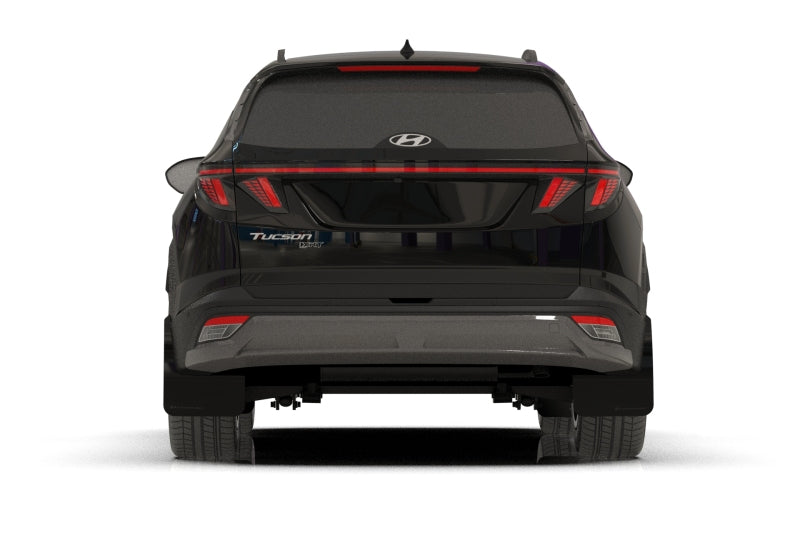 Rally Armor MF125-UR-BLK-MBK - RALMF125-UR-BLK-MBK - Rally Armor 2025 Hyundai Tucson ICE XRT Black UR Mud Flap - Metallic Black Logo - Shipped in Europe - Tuningsupply.com