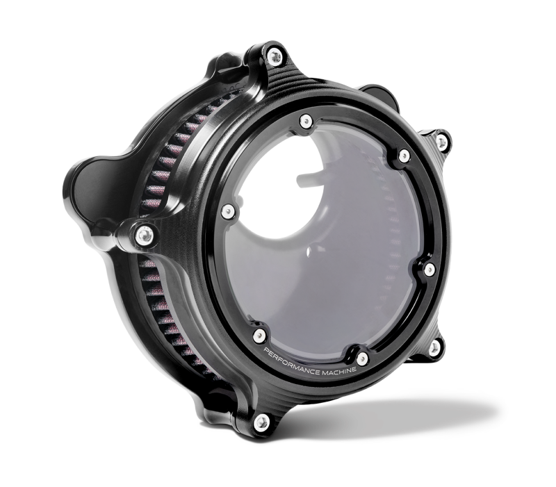 Performance Machine 0206-2166-SMB - PFM0206-2166-SMB - Performance Machine 23-Up CVO, 2024 Touring Vision Series Air Cleaner - Black Ops - Shipped in Europe - Tuningsupply.com