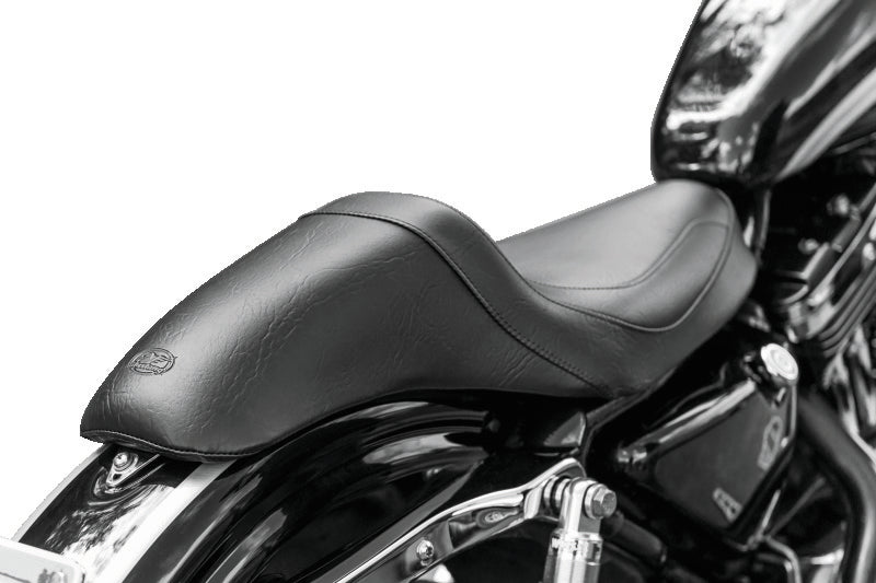 Mustang Motorcycle 75719 - MMP75719 - Mustang 82-03 Harley Sportster Fastback 1PC Seat - Black - Shipped in Europe - Tuningsupply.com