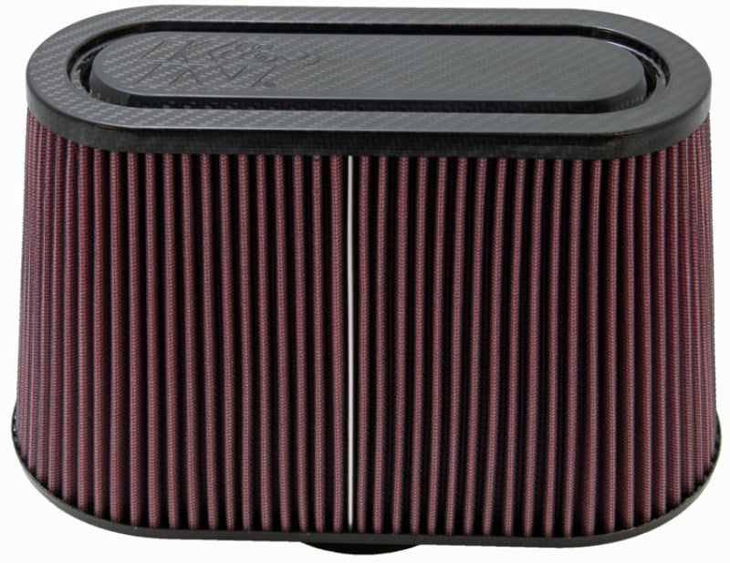 K&N Engineering RP-5103 - KNNRP-5103 - K&N Universal Filter with Carbon Fiber Top & Base-12in Base O/S Length x 6in Base O/S Width x 7in H - Shipped in Europe - Tuningsupply.com