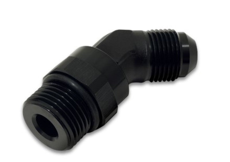 Vibrant 16944 - VIB16944 - Vibrant -8AN Male to Male -8AN Straight Cut 45 Degree Adapter Fitting - Anodized Black - Shipped in Europe - Tuningsupply.com