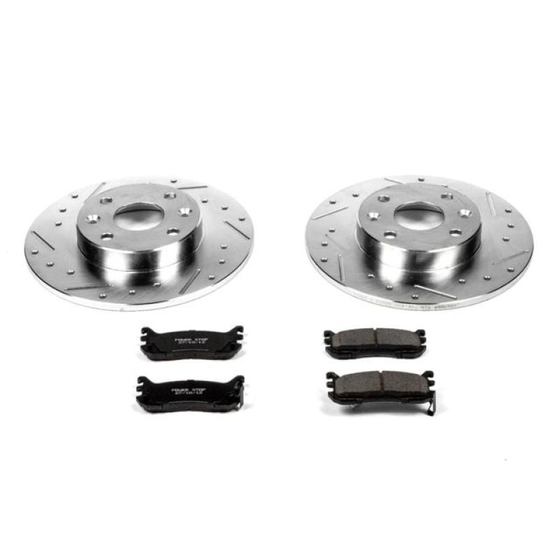 PowerStop K772 - PSBK772 - Power Stop 97-03 Ford Escort Rear Z23 Evolution Sport Brake Kit - Shipped in Europe - Tuningsupply.com