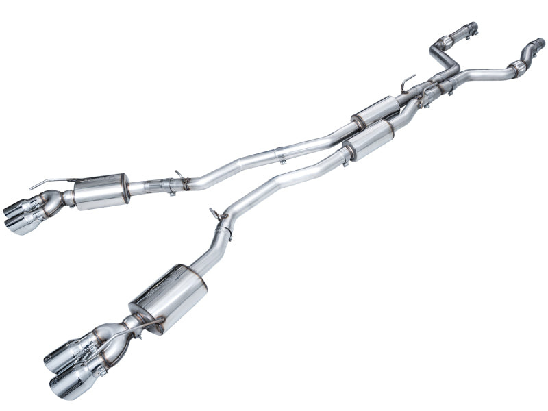 AWE Tuning 3015-42625 - AWE3015-42625 - AWE Tuning 2020+ Ford Explorer ST Touring Edition Exhaust w/ Chrome Silver Tips - Shipped in Europe - Tuningsupply.com