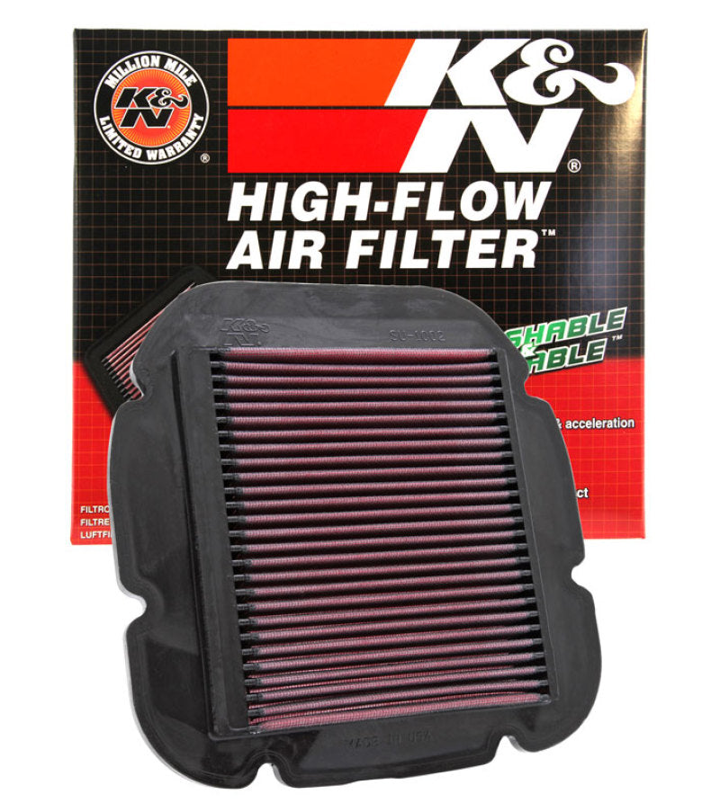 K&N Engineering SU-1002 - KNNSU-1002 - K&N 02-10 Suzuki DL 1000 V-Strom/04-12 DL650 V-Strom / 04-05 Kawasaki KLV1000 Replacement Air Filter - Shipped in Europe - Tuningsupply.com