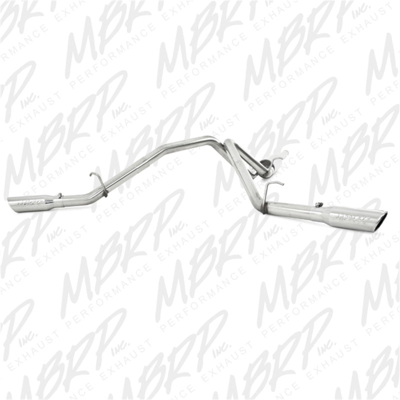 MBRP PS5056409 - MBRPS5056409 - MBRP 2009 Chev/GMC 1500 4.8/5.3L EC/CC (excluding 8 bed) Cat Back Dual Split Side - Shipped in Europe - Tuningsupply.com