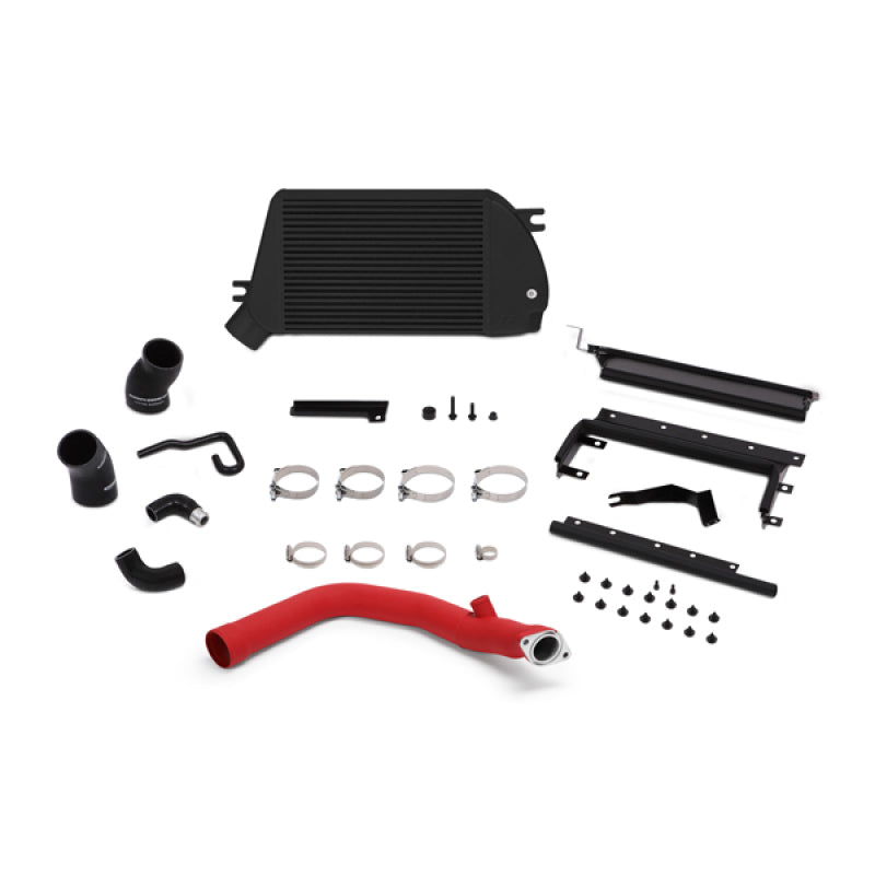 Mishimoto MMTMIC-WRX-15RBK - MISMMTMIC-WRX-15RBK - Mishimoto 2015 Subaru WRX Top-Mount Intercooler Kit - Powder Coated Black & Wrinkle Red Pipes - Shipped in Europe - Tuningsupply.com