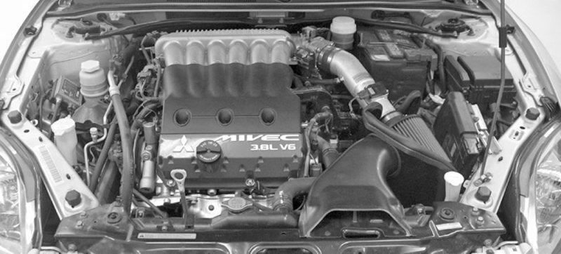 K&N Engineering 69-6502TR - KNN69-6502TR - K&N 06 Eclipse GT 3.8L V6 Red Typhoon Short Ram Intake - Shipped in Europe - Tuningsupply.com