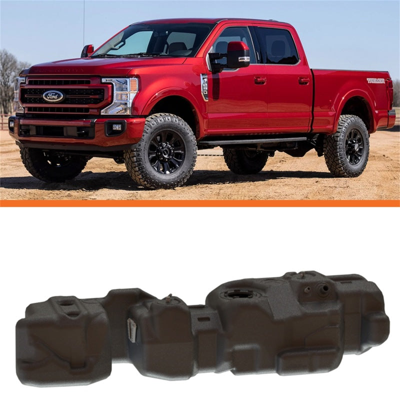 Titan Fuel Tanks 7020217 - TFT7020217 - Titan Fuel Tanks 17-24 Ford F-250/F-350 PowerStroke Crew Cab Short Bed 55 Gallon XXL Mid-Ship Tank - Shipped in Europe - Tuningsupply.com