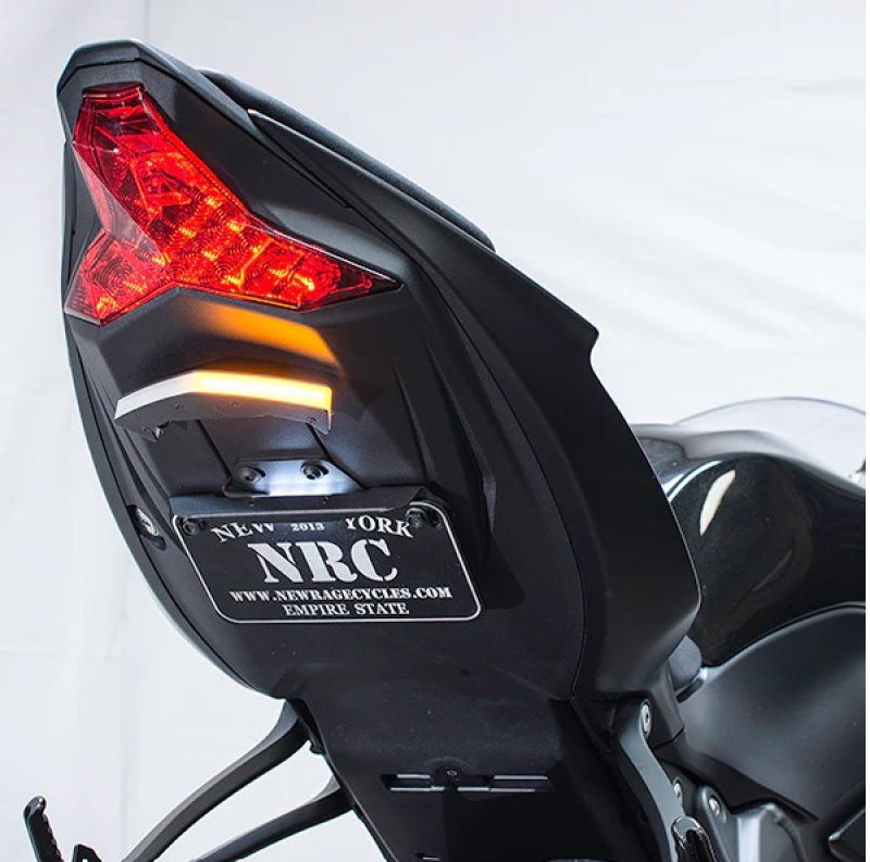 New Rage Cycles - NEWZX6R-FE-T-24-L - New Rage Cycles 2024 Kawasaki ZX-6R Fender Eliminator Kit Tucked w/Load EQ - Shipped in Europe - Tuningsupply.com