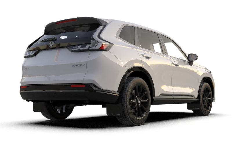 Rally Armor MF149-UR-BLK-WH - RALMF149-UR-BLK-WH - Rally Armor 23-26 Honda CR-V Black Mud Flap - White Logo - Shipped in Europe - Tuningsupply.com