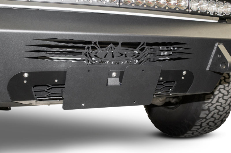 Addictive Desert Designs AC11154501NA - ADDAC11154501NA - Addictive Desert Designs 17-18 Ford F-150 Raptor Front License Plate Bracket - Shipped in Europe - Tuningsupply.com
