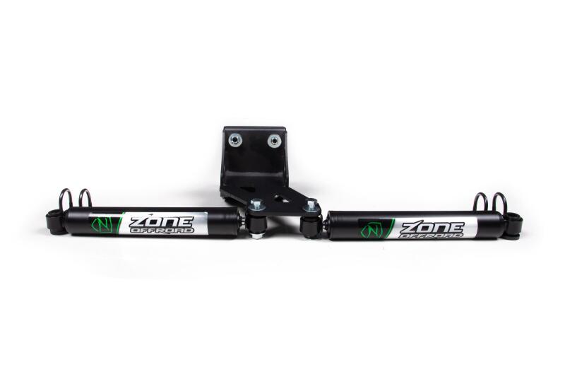 Zone Offroad ZONF102F - ZORZONF102F - Zone Offroad 05-23 Ford F250/F350 Super Duty Dual Stabilizer Kit w/Fox Adventure Shock - Shipped in Europe - Tuningsupply.com