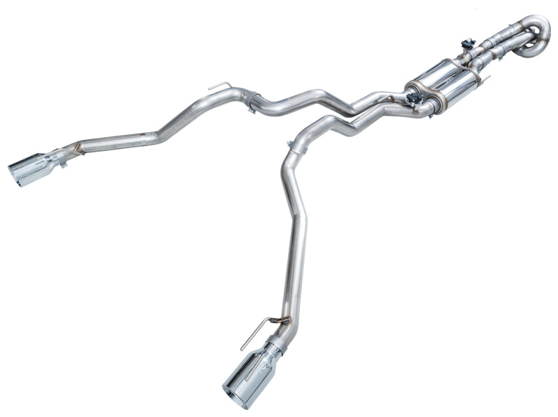 AWE Tuning 3025-32306 - AWE3025-32306 - AWE 2024+ Ford Ranger Raptor 3.0L Switchpath Cat-Back Exhaust - Chrome Silver Tips - Shipped in Europe - Tuningsupply.com