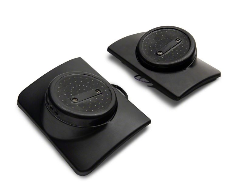 Raxiom J164240 - RAXJ164240 - Raxiom 07-18 Jeep Wrangler JK Axial Series Halo LED Tail Lights- Black Housing (Clear Lens) - Shipped in Europe - Tuningsupply.com
