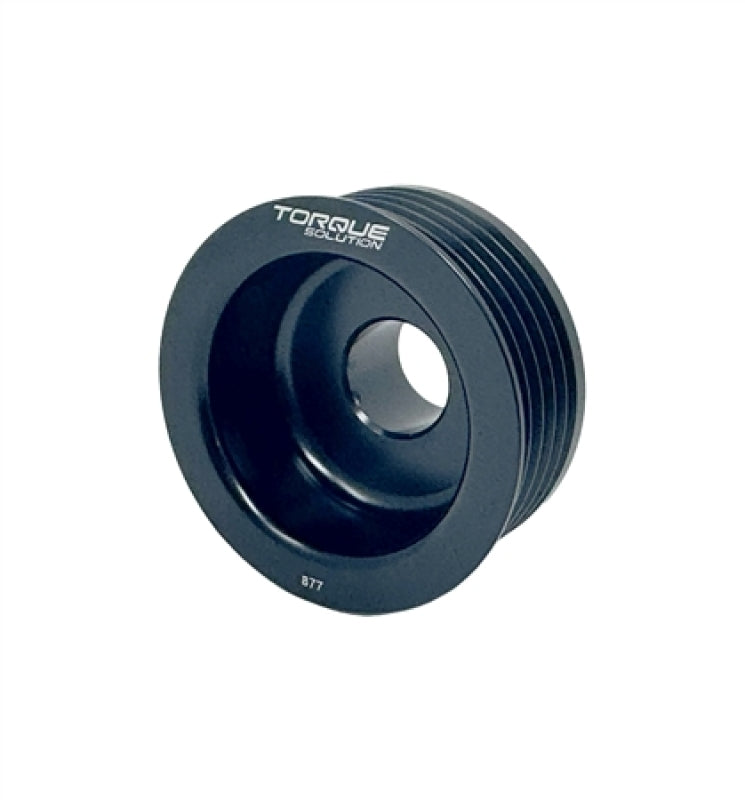 Torque Solution TS-SU-877 - TQSTS-SU-877 - Torque Solution Lightweight Alternator Pulley (Black): Subaru EJ WRX 02-05 / STI 04-06 - Shipped in Europe - Tuningsupply.com