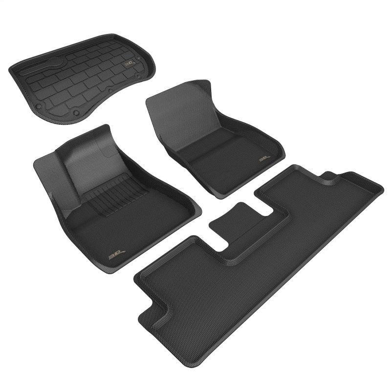 3D MAXpider L1TL00401509 - ACEL1TL00401509 - 3D MAXpider 17-19 Tesla Model 3 Kagu Black Full Set Front CARGO LINER (SMOOTH BASIN) - Shipped in Europe - Tuningsupply.com