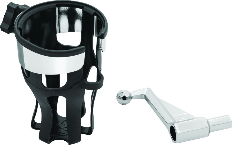 Kuryakyn 6490 - KUR6490 - Kuryakyn Reflex Drink Holder 01-17 GL1800 Passenger Mount Chrome - Shipped in Europe - Tuningsupply.com