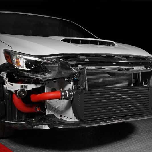 Perrin Performance PSP-ITR-441BK/RD - PERPSP-ITR-441BK/RD - PERRIN 22-25 Subaru WRX Front Mount Intercooler Kit (Red Tubes & Black Core) - Shipped in Europe - Tuningsupply.com