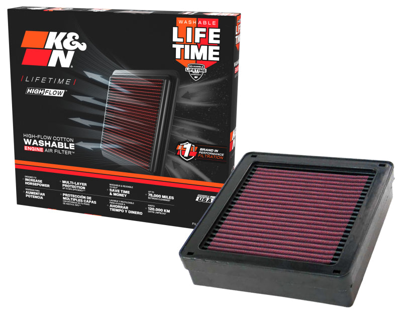 K&N Engineering 33-2105 - KNN33-2105 - K&N 03-06 Lancer Evo 8/9 Drop In Air Filter - Shipped in Europe - Tuningsupply.com