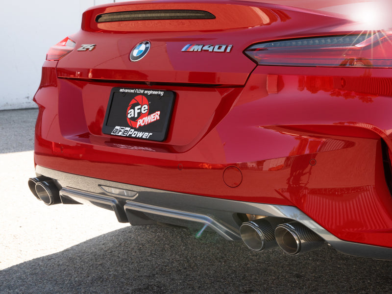 aFe 49-36352-C - AFE49-36352-C - aFe 19-24 BMW Z4 M40i (G29) B58 Turbo MACH Force-Xp 3in to 2-1/2in SS CB Exhaust System - Carbon - Shipped in Europe - Tuningsupply.com
