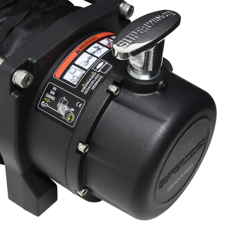 Superwinch 1511201 - SUW1511201 - Superwinch 11500 LBS 12V DC 3/8in x 80ft Synthetic Rope Tiger Shark 11500 Winch - Shipped in Europe - Tuningsupply.com