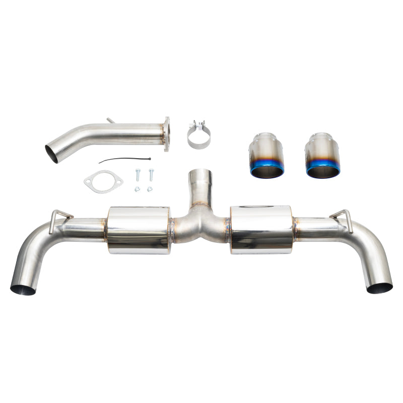 Injen - INJSES1343ABTT - Injen 19-22 Hyundai Veloster N L4 2.0L Turbo Performance SS Axle Back Exhaust System - Burnt Ti Tips - Shipped in Europe - Tuningsupply.com