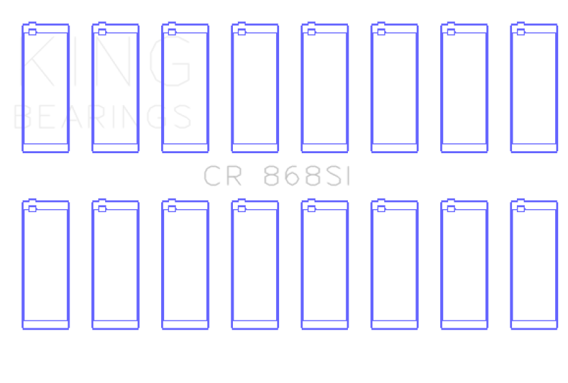 King Engine Bearings GCR868SI - KINGCR868SI - King Engine Bearings Ford 281CI/302CI/330CI 4.6L/5.0L/5.4L V8 Rod Bearing Set - Size STD - Shipped in Europe - Tuningsupply.com