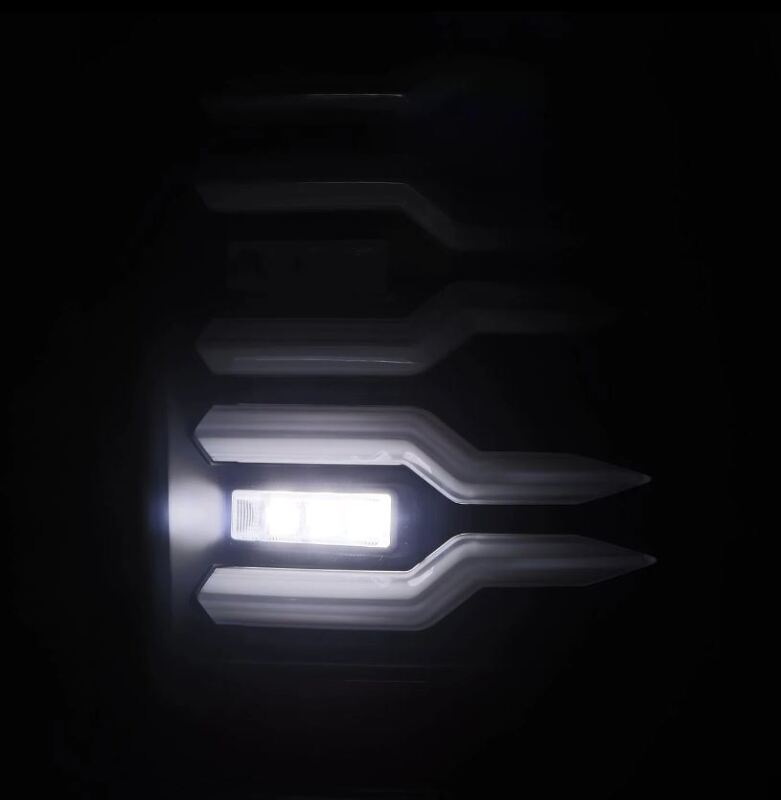 AlphaRex 620080 - ARX620080 - AlphaRex 07-14 Chevrolet Silverado 1500/2500HD/3500HD Luxx-Series LED Tail Lights Blk w/Smoked Lens - Shipped in Europe - Tuningsupply.com