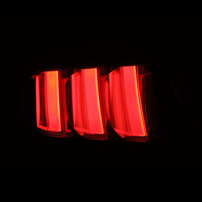 AlphaRex 655010 - ARX655010 - AlphaRex 15-23 Ford Mustang NOVA-Series Prismatic LED Tail Lights Alpha-Black - Shipped in Europe - Tuningsupply.com