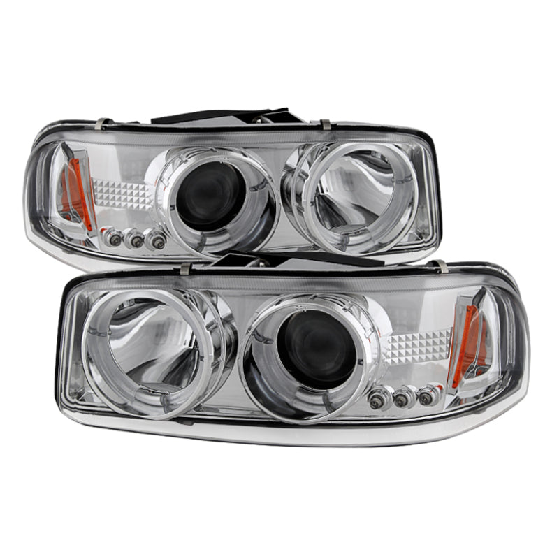 SPYDER 5009364 - SPY5009364 - Spyder GMC Sierra 1500/2500/3500 99-06 Projector Headlights LED Halo LED Chrome PRO-YD-CDE00-HL-C - Shipped in Europe - Tuningsupply.com