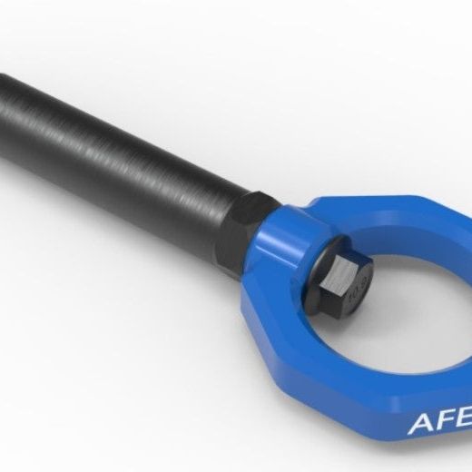 aFe 450-502002-L - AFE450-502002-L - aFe Control Rear Tow Hook Blue BMW F-Chassis 2/3/4/M - Shipped in Europe - Tuningsupply.com