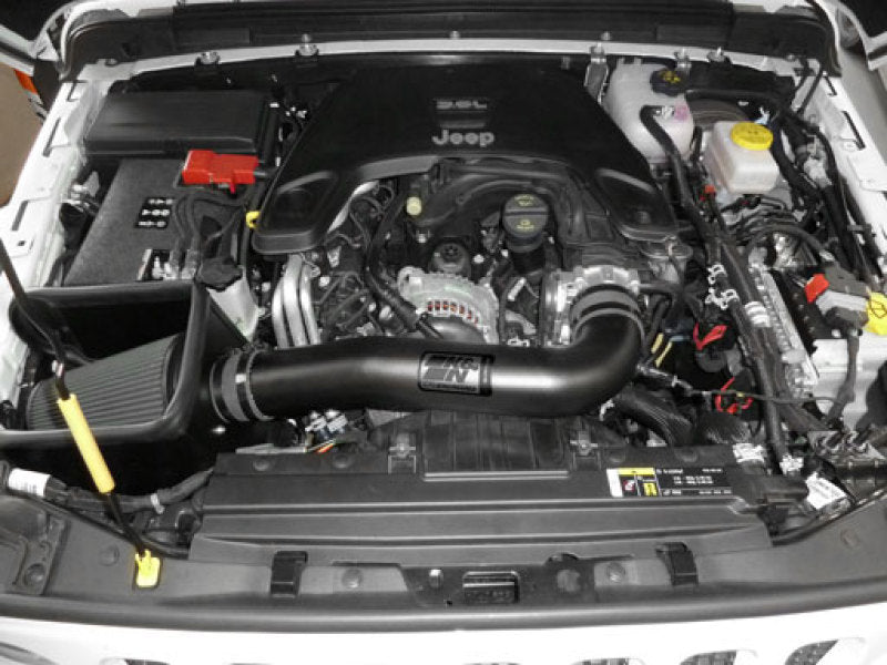 K&N Engineering 71-1576 - KNN71-1576 - K&N 2018 Jeep Wrangler JL V6-3.6L F/I Blackhawk Performance Intake Kit (No Jeep Grand Cherokee) - Shipped in Europe - Tuningsupply.com