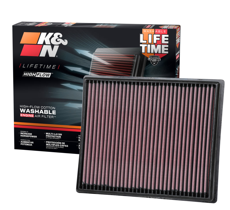 K&N Engineering 33-5116 - KNN33-5116 - K&N 20-21 Nissan Frontier 3.8L V6 Replacement Air Filter - Shipped in Europe - Tuningsupply.com