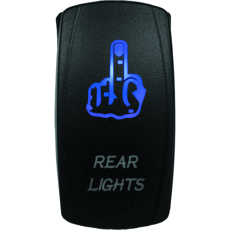 DragonFire Racing 521387 - DFR521387 - DragonFire Racing Lighted Switch Finger Rear Light On/Off Blue - Shipped in Europe - Tuningsupply.com